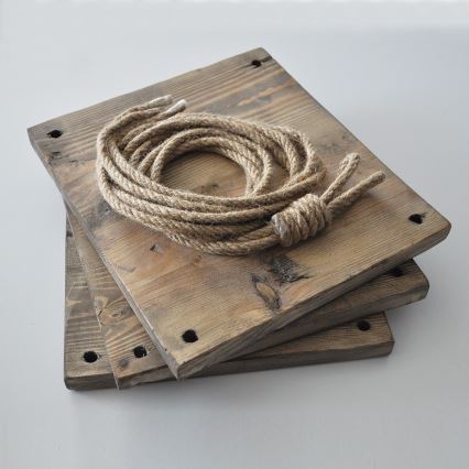 Hängande hylla 90x25 cm gran