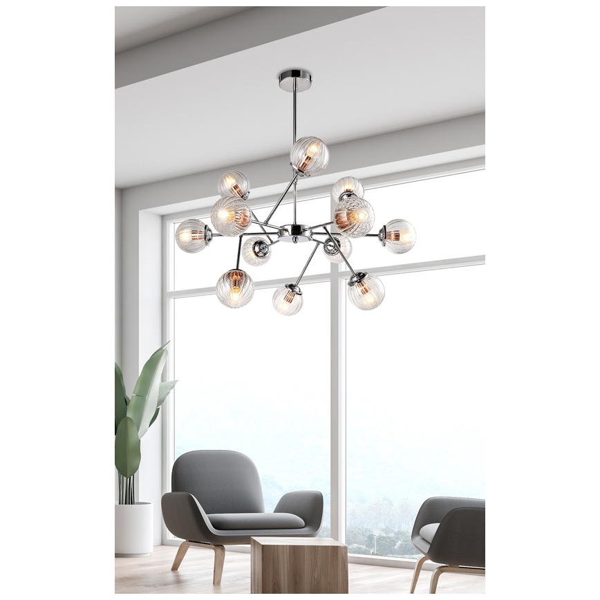 Hängande Ljuskrona BEST 12xE14/40W/230V