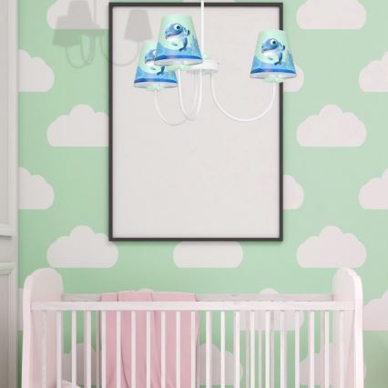 Hängande Ljuskrona för barn  påLPHIN 3xE14/40W/230V