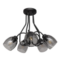 Hängande Ljuskrona MARIETTA 5xE27/15W/230V