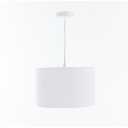 Hängande ljuskrona med textilsladd för barn SWEET DREAMS 1xE27/60W/230V diameter 30 cm