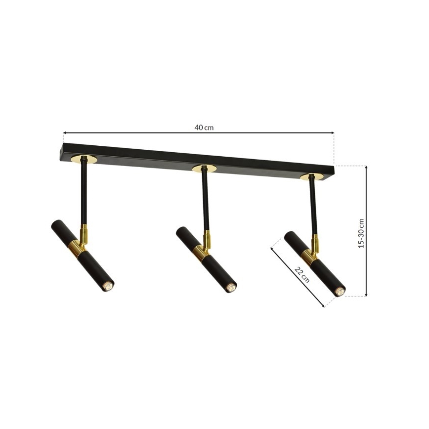 Hängande Ljuskrona MONZA 5xG9/7W/230V