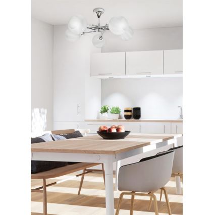 Hängande Ljuskrona RAUL 5xE14/40W/230V