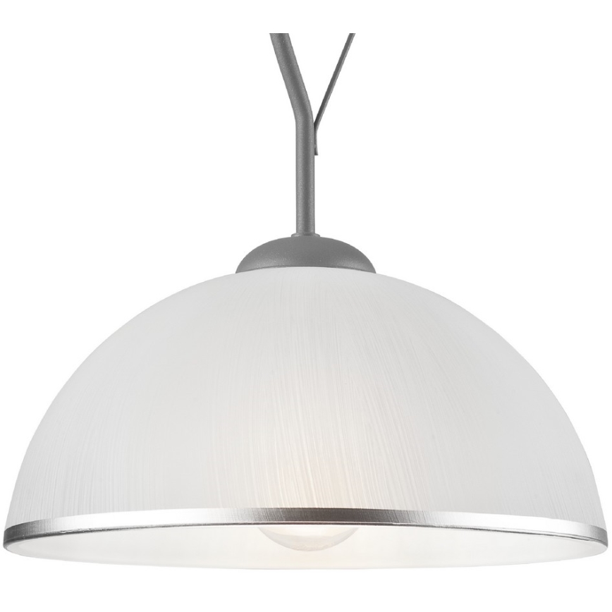 Hängande Ljuskrona RETRO 1xE27/60W/230V silver