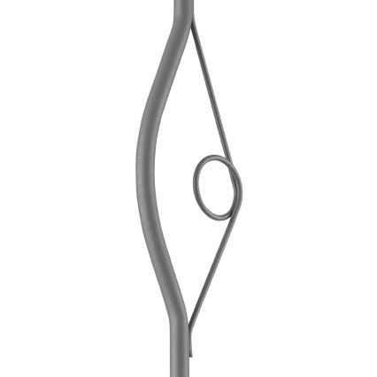 Hängande Ljuskrona RETRO 1xE27/60W/230V silver