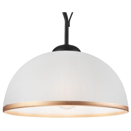 Hängande Ljuskrona RETRO 1xE27/60W/230V svart