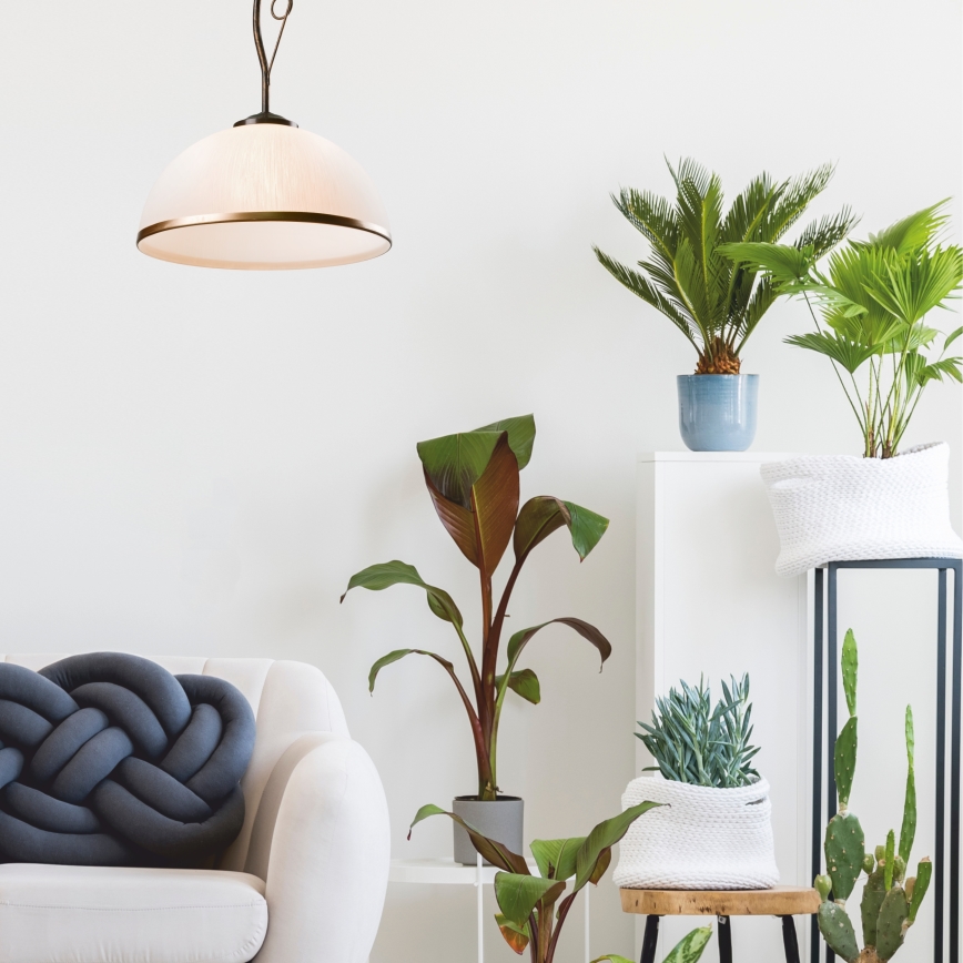 Hängande Ljuskrona RETRO II 1xE27/60W/230V