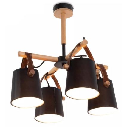 Hängande Ljuskrona RIONI 4xE27/40W/230V