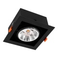 Hängande Takbelysning PLAZA AR111 1xGU10/12W/230V svart