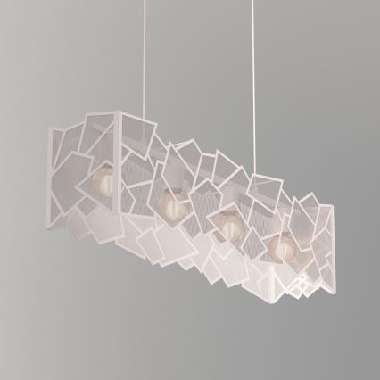 Hänglampa CAMO med kabelupphängning 4xE27/15W/230V beige