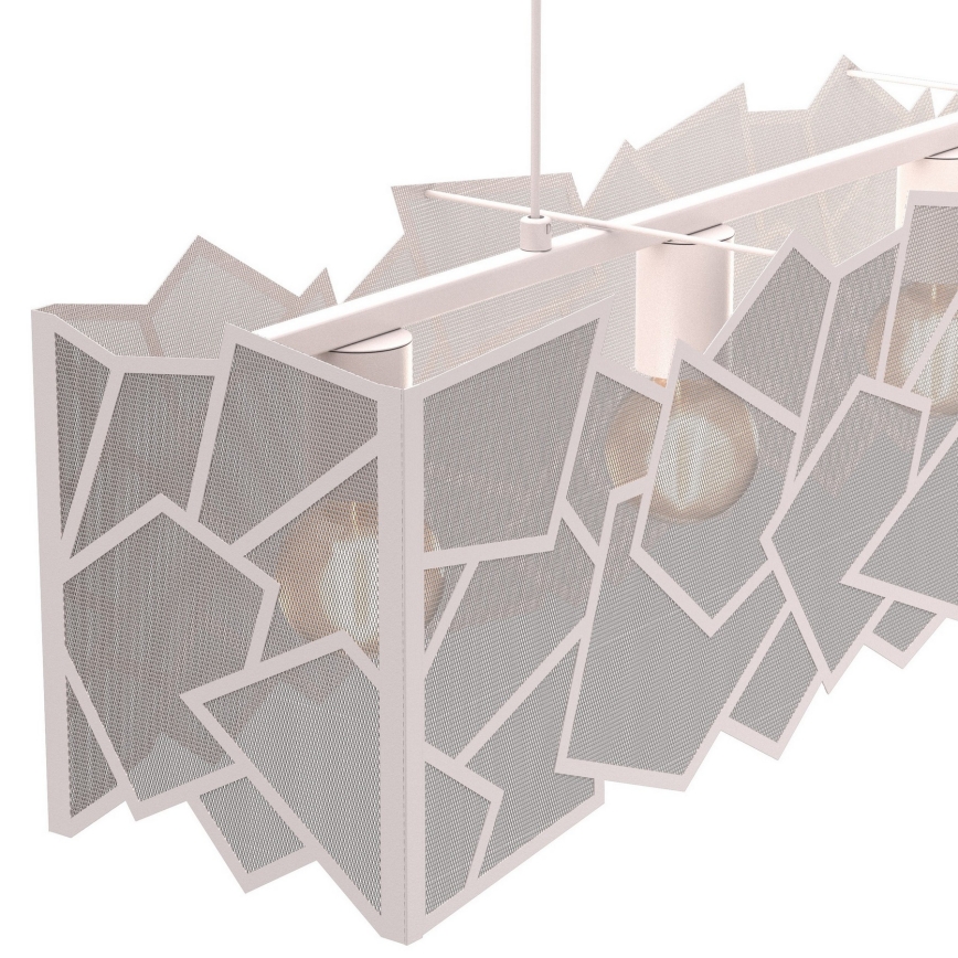 Hänglampa CAMO på vajer, 5 x E27, 15 W, 230 V, beige