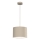 Hänglampa med kabel ARDEN 1xE27/15W/230V Ø 25 cm beige