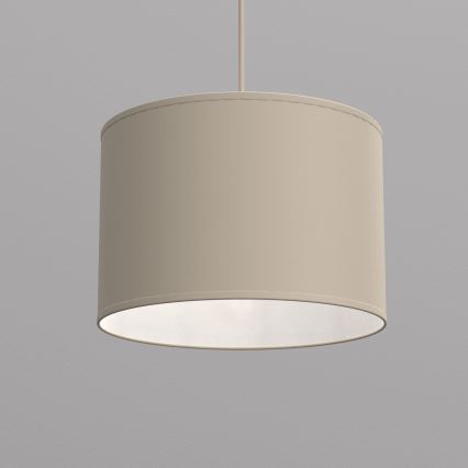 Hänglampa med kabel ARDEN 1xE27/15W/230V Ø 25 cm beige