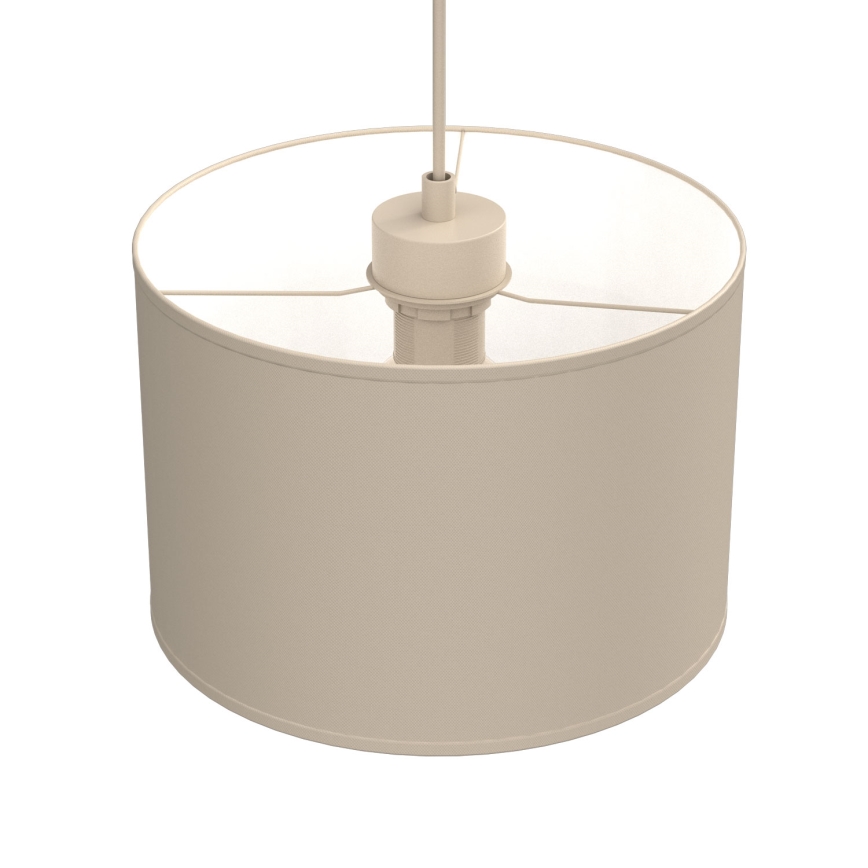 Hänglampa med kabel ARDEN 1xE27/15W/230V Ø 25 cm beige