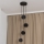 Hänglampa med kabel GAMBIT 4xGU10/10W/230V svart
