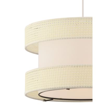 Hänglampa med kabel HALO 1xE27/60W/230V krämfärgad