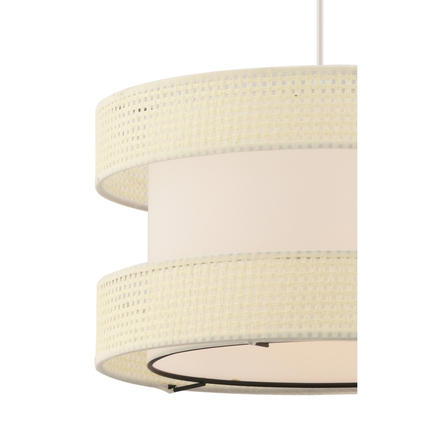 Hänglampa med kabel HALO 1xE27/60W/230V krämfärgad