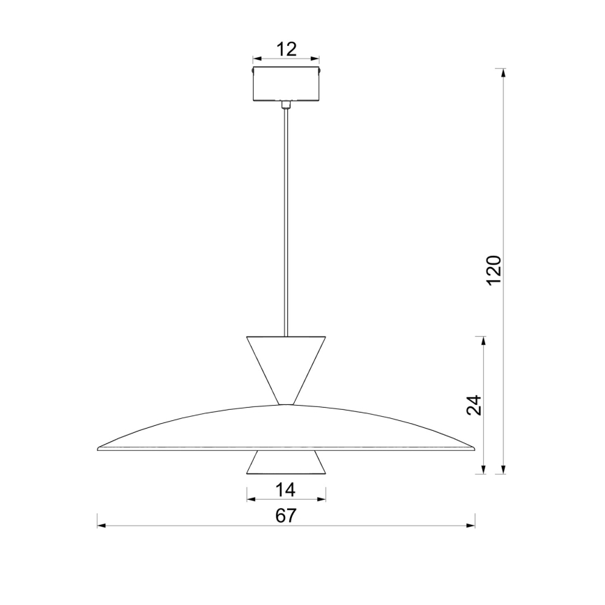 Hänglampa med kabel MISTIC 1xGX53/15W/230V krämvit