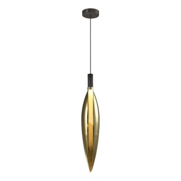 Hänglampa med kabel NORDIC 1xG9/5W/230V svart/guld