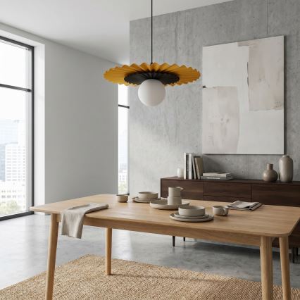Hänglampa med kabel UMBRA 1xG9/8W/230V svart/orange