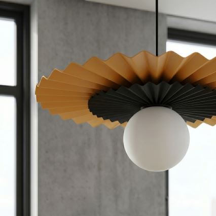 Hänglampa med kabel UMBRA 1xG9/8W/230V svart/orange