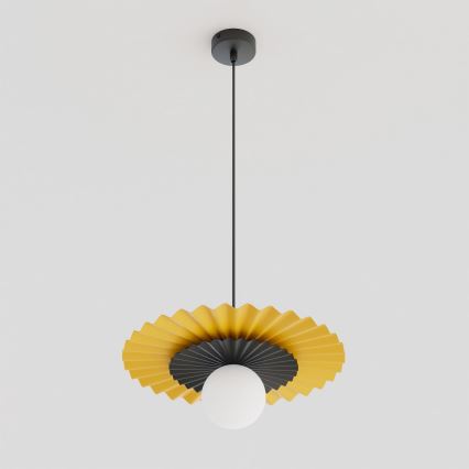 Hänglampa med kabel UMBRA 1xG9/8W/230V svart/orange