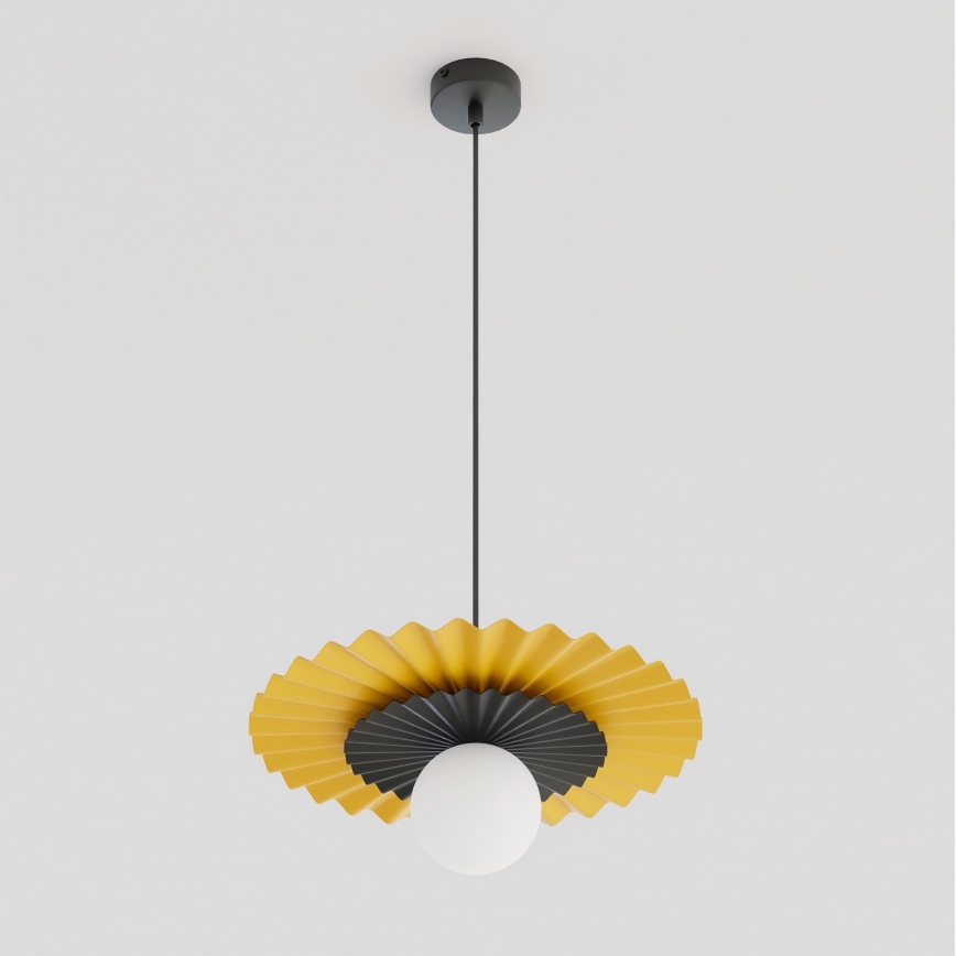 Hänglampa med kabel UMBRA 1xG9/8W/230V svart/orange