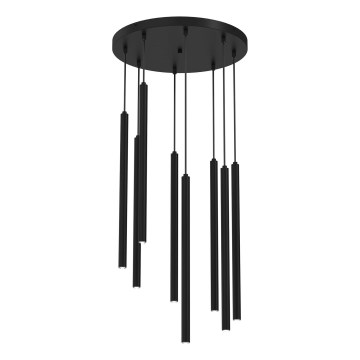 Hänglampa med kabel YORU 8xG9/8W/230V svart