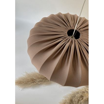 Hänglampa med sladd CAFEE 1xE27/40W/230V Ø 52 cm brun