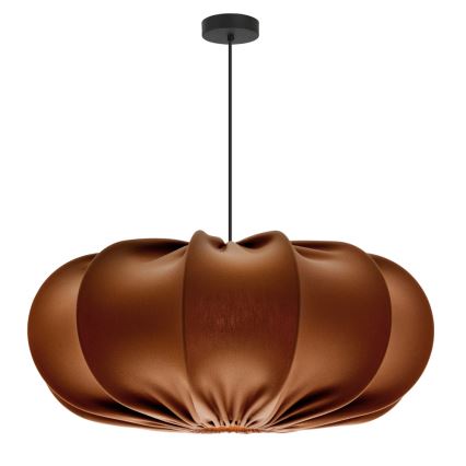 Hänglampa med sladd CAFEE 1xE27/40W/230V Ø 52 cm brun