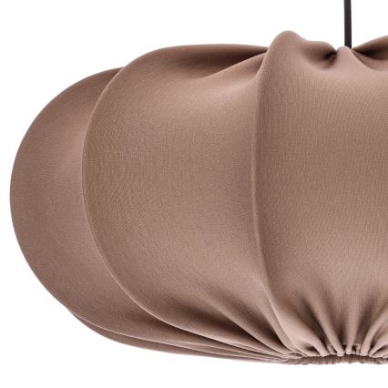 Hänglampa med sladd CAFEE 1xE27/40W/230V Ø 52 cm brun