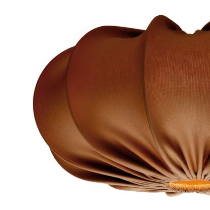 Hänglampa med sladd CAFEE 1xE27/40W/230V Ø 52 cm brun