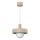 Hänglampa med sladd CANAN 1x E27/15W/230V Ø 29 cm beige