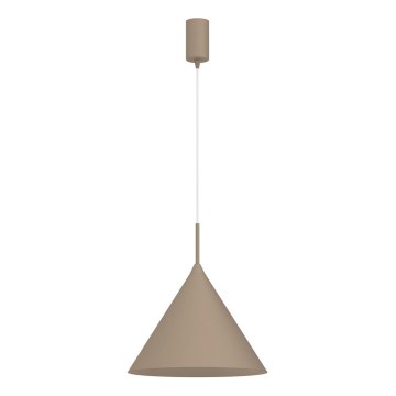Hänglampa med sladd CAPITAL 1xGX53/15W/230V Ø 32 cm beige