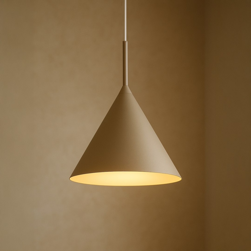 Hänglampa med sladd CAPITAL 1xGX53/15W/230V Ø 32 cm beige