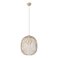 Hänglampa med sladd DESTELLO 1xE27/15W/230V Ø 33 cm, beige