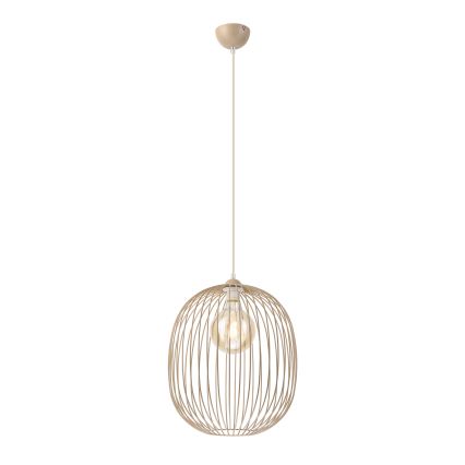 Hänglampa med sladd DESTELLO 1xE27/15W/230V Ø 33 cm, beige