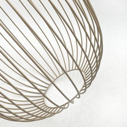 Hänglampa med sladd DESTELLO 1xE27/15W/230V Ø 33 cm, beige
