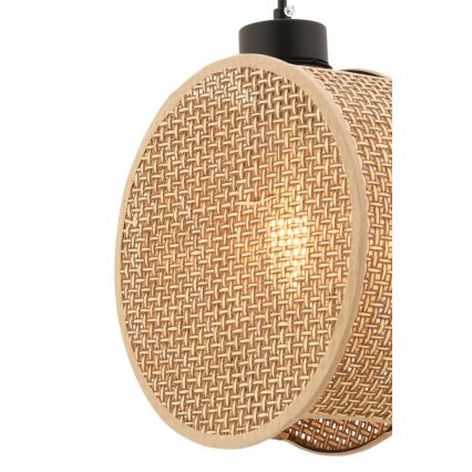 Hänglampa med sladd DRUM 1xE27/60W/230V brun