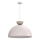 Hänglampa med sladd NEVIS 1xE27/15W/230V Ø 50 cm krämvit