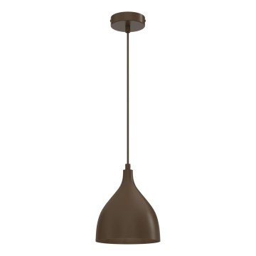 Hänglampa med sladd NOAK CLASSIC 1x E27/15W/230V brun