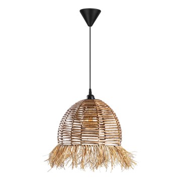 Hänglampa med sladd RUYO 1xE27/40W/230V brun