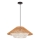 Hänglampa på kabel AFRICA 1xE27/40W/230V Ø 50 cm brun/krämfärgad
