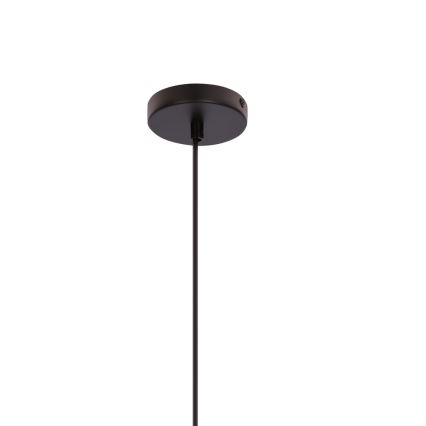 Hänglampa på kabel AFRICA 1xE27/40W/230V Ø 50 cm brun/krämfärgad