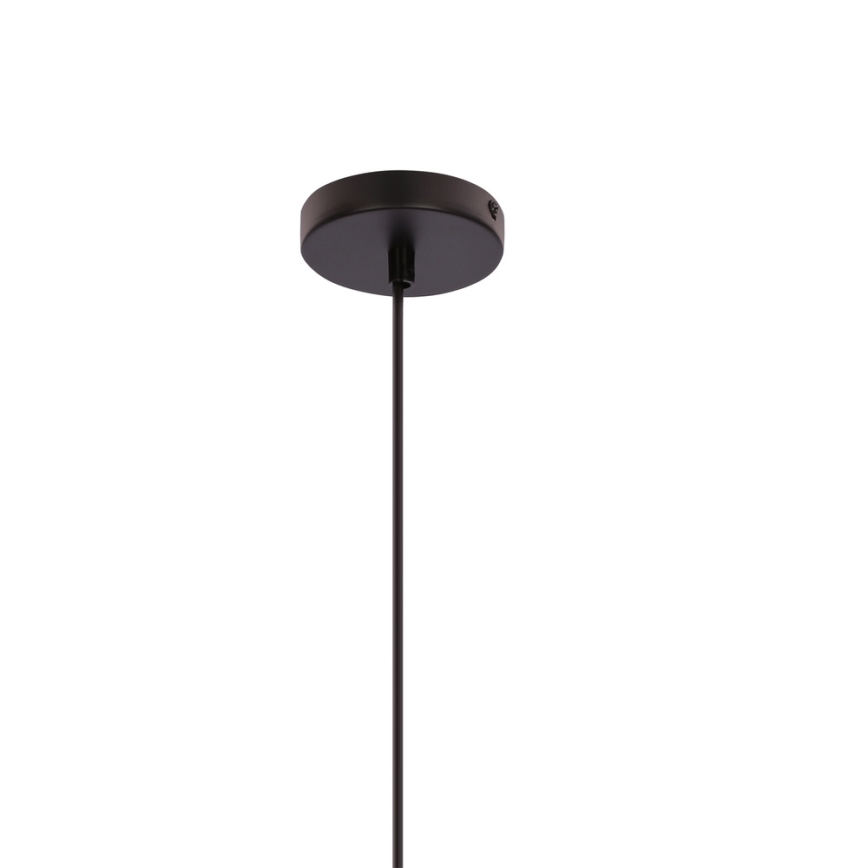Hänglampa på kabel AFRICA 1xE27/40W/230V Ø 50 cm brun/krämfärgad