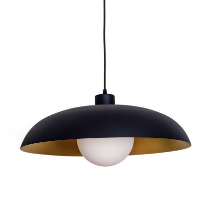Hänglampa på kabel ECLIPSE 1xE27/15W/230V svart/guld