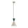 Hänglampa på kabel ENTORI 1xE27/15W/230V beige/grön