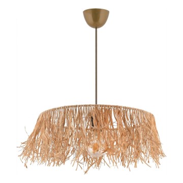 Hänglampa på kabel MARISKA 1xE27/40W/230V raffia