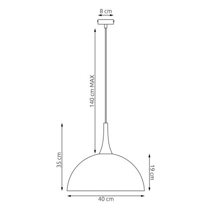 Hänglampa på kabel NAUTICA 1xGX53/12W/230V svart