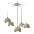 Hänglampa på kabel SOOL 5xE27/15W/230V beige